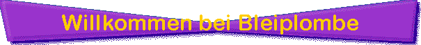Willkommen bei Bleiplombe